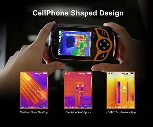 220 x 160 Thermal Imaging Camera, Pocket-Sized Infrared Camera with Real-Time Thermal Image, Mini IR Thermal Imager, Hti-Xintai HT-A1