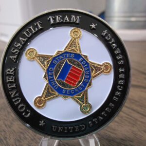 United States Secret Service Counter Assault Team USSS Challenge Coin Measures 2 1/4"