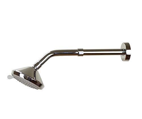 Shower Arm Extension, Shower Head Extender Water Outlet Lowers Existing Shower Head, Chrome Finish Made of Solid Metal by Purelux