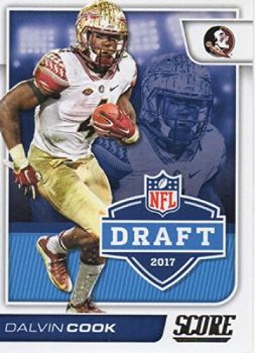 2017 Score NFL Draft #8 Dalvin Cook Florida State Seminoles Rookie RC Football Trading Card made by Panini