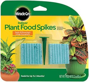 miracle-gro indoor plant food, 48-spikes (4-pack (48 count))