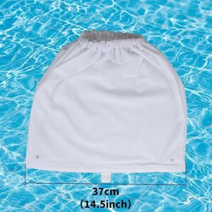 UCEDER Pool Cleaner Fine Filter Bag Polyester Pool Bags Washable & Reusable Pool Filter Bag Replacement for Aquabot/Aqua Filter Bag Products 8114(1 Pack)