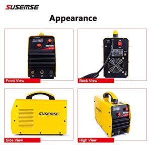 TOSENBA TIG Welder Stick Arc Welder Machine 200Amp Dual Voltage TIG Welding 110/220V DC IGBT Inverter Digital Display Portable 2 in 1 Multi-process Tig/MMA Welding Machine