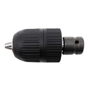 Bestgle 2-13mm Capacity Mount 1/2-20UNF Keyless Drill Chuck Quick Change Conversion Adapter with 1/2 Inch Socket Square Female Adapter