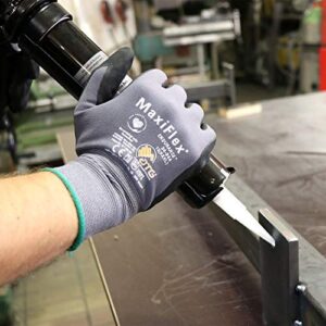 Maxiflex ATG 34-874/XXL Ultimate - Nylon, Micro-Foam Nitrile Grip Gloves - Black/Gray - XX-Large - 3 Pair Per Pack