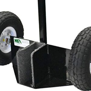 KEA DDC100 Door Dolly: Sturdy All Steel Upright Dolly with 10" Pneumatic Wheels