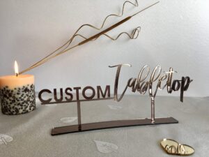 your custom text here tabletop sign hashtag personalized wedding calligraphy laser cut acrylic freestanding sweetheart table decorations desert sign party welcome wood tag home decor guestbook signage