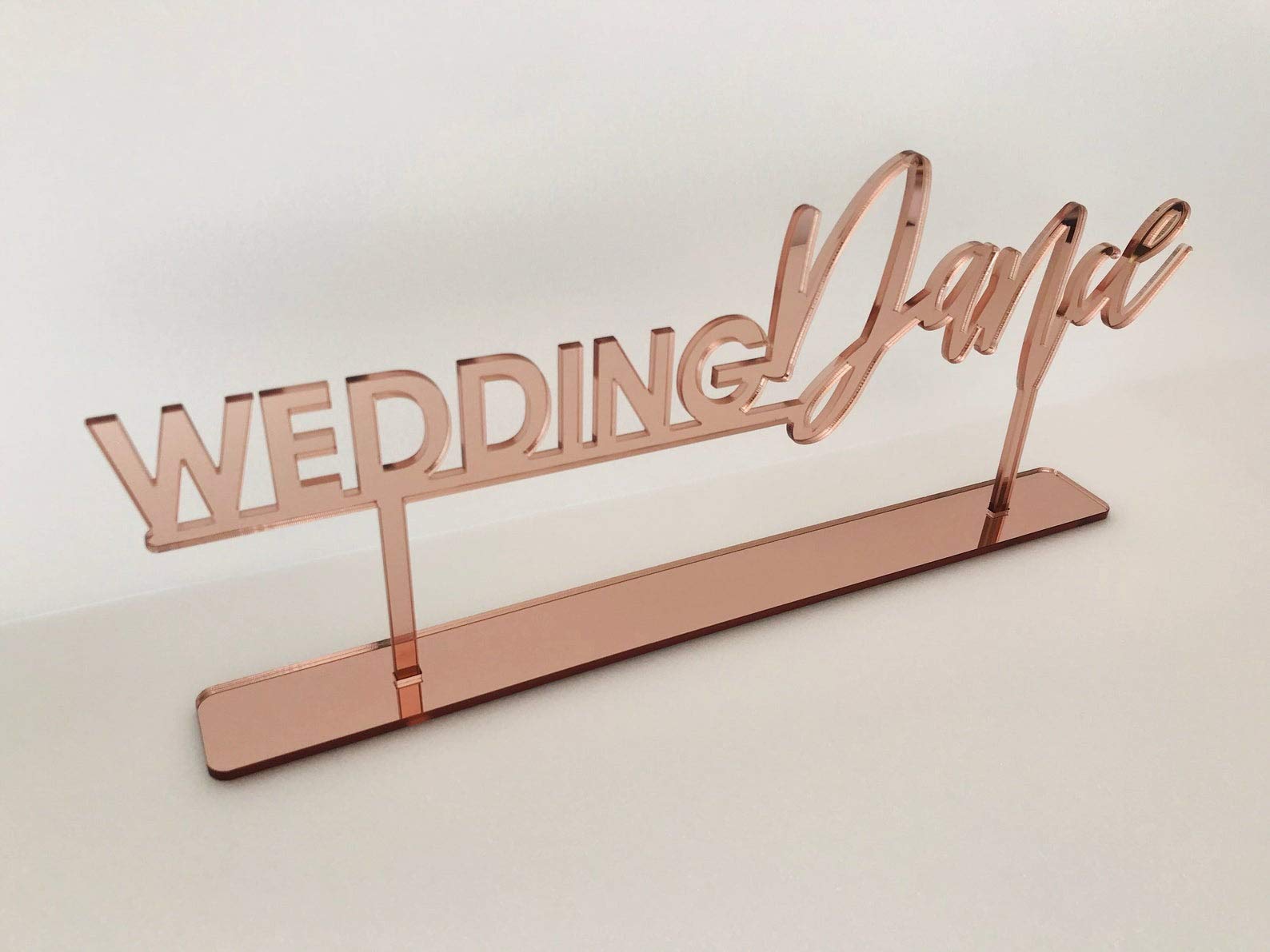 Your Custom Text Here Tabletop Sign Hashtag Personalized Wedding Calligraphy Laser Cut Acrylic Freestanding Sweetheart Table Decorations Desert Sign Party Welcome Wood Tag Home Decor Guestbook Signage