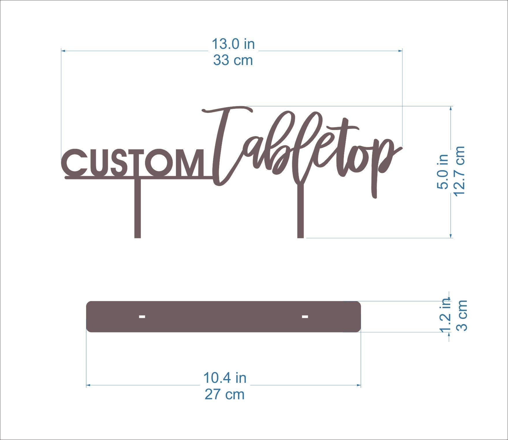 Your Custom Text Here Tabletop Sign Hashtag Personalized Wedding Calligraphy Laser Cut Acrylic Freestanding Sweetheart Table Decorations Desert Sign Party Welcome Wood Tag Home Decor Guestbook Signage