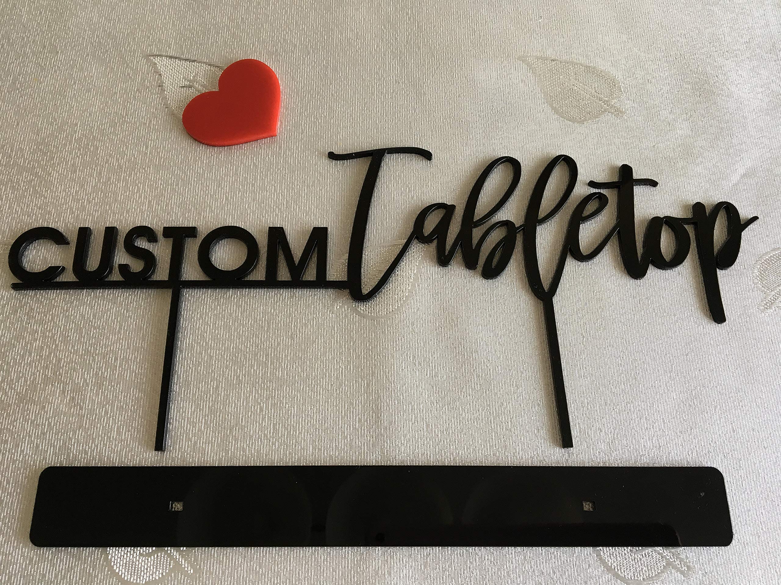 Your Custom Text Here Tabletop Sign Hashtag Personalized Wedding Calligraphy Laser Cut Acrylic Freestanding Sweetheart Table Decorations Desert Sign Party Welcome Wood Tag Home Decor Guestbook Signage