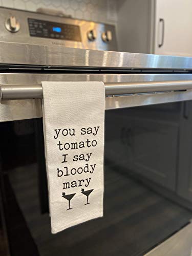 You Say Tomato I Say Bloody Mary Tea Towel