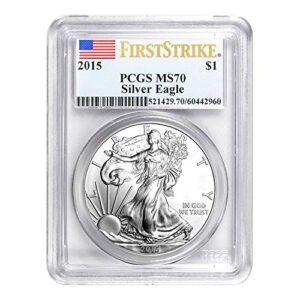 2015 american silver eagle first strike $1 ms-70 pcgs