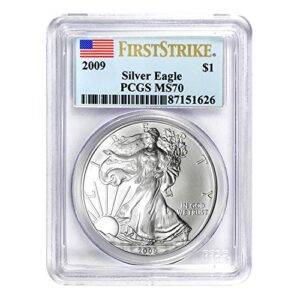 2009 american silver eagle first strike $1 ms-70 pcgs