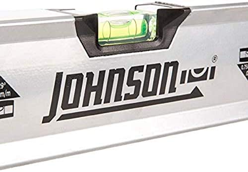 Johnson Level & Tool 1721-4800 Magnetic Aluminum Box Level, 48", Orange, 1 Level