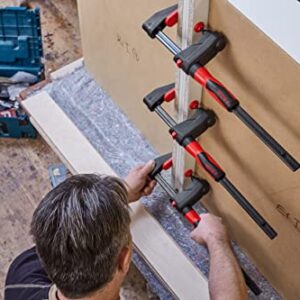 BESSEY GK60 GearKlamp Series - 6 Inch Bar Clamps for Woodworking, 450 lb Clamping Force, Wood Clamps for Gluing, Hand Clamps, Sturdy Woodworking Clamps for Cabinetry, Carpentry, & Home Improvement