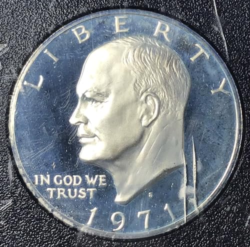 1971 S Eisenhower 40 Percent Silver Dollar Seller Proof