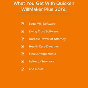 Quicken WillMaker Plus 2019 and Living Trust software