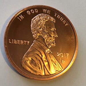 2017 P Abraham Lincoln two pack of 1 ounce pure copper rounds