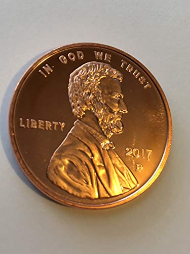 2017 P Abraham Lincoln two pack of 1 ounce pure copper rounds