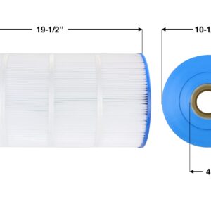 PURELINE Pool Replacement Cartridge Filter, 100 Sq Ft, PL0165, Compatible with Hayward C100S SwimClear, C-8408, CX100XRE