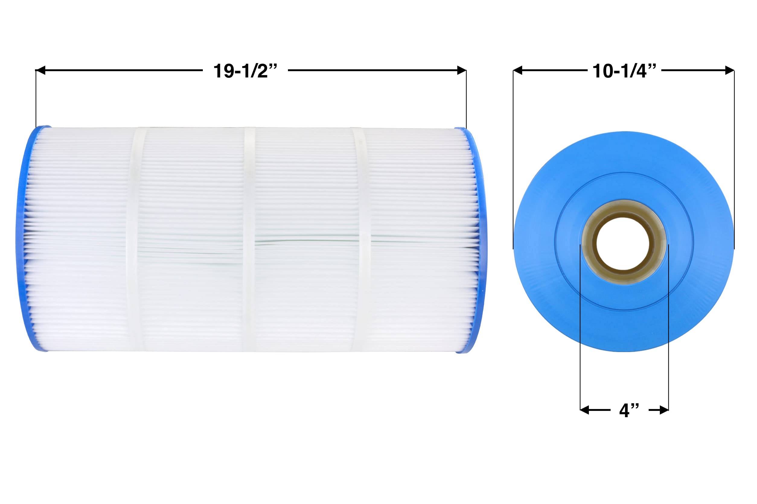 PURELINE Pool Replacement Cartridge Filter, 100 Sq Ft, PL0165, Compatible with Hayward C100S SwimClear, C-8408, CX100XRE