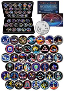 space shuttle discovery missions nasa florida statehood quarters 39-coin set box