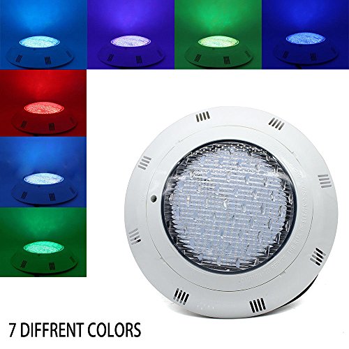 Eapmic 12V 35W/45W Pool Light Underwater Color-Change LED Lights RGB IP68 with Remote (36W)