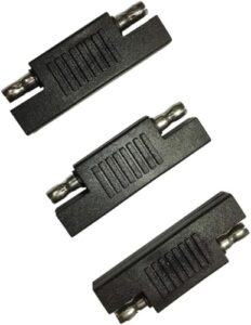 sunway solar sae polarity reverse adapter connectors for sae to sae quick disconnect extension cable, solar panel battery power charger and maintainer-3pack