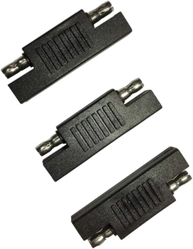 Sunway Solar SAE Polarity Reverse Adapter Connectors for SAE to SAE Quick Disconnect Extension Cable, Solar Panel Battery Power Charger and Maintainer-3Pack