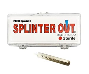 medipoint mp76512 splinter-out splinter remover, standard, steel (pack of 10)