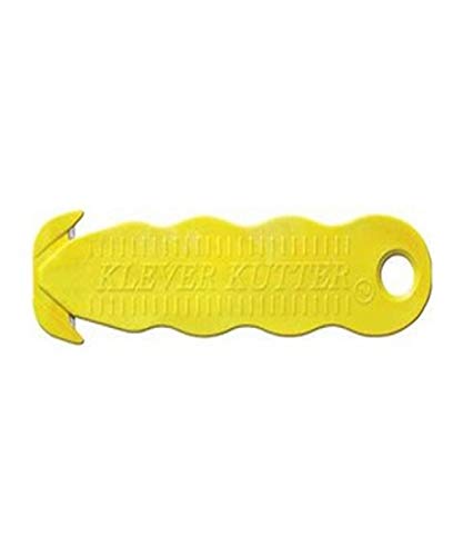 Klever Kutter KCJ-1 Yellow Dual Carbon Steel Utility Knife, Standard, Yellow