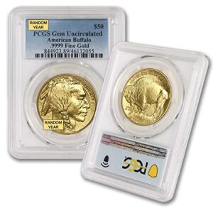 2006 - present (random year) 1 oz american gold buffalo coin gem uncirculated 24k $50 pcgs gemunc