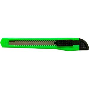 100x Bulk Small Neon Green Utility Knife Box Cutters Snap Off Blade 9MM Blade