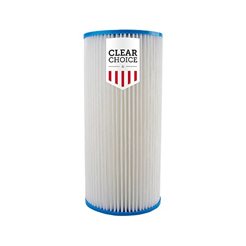 Clear Choice Sediment Water Filter 50 Micron 10 x 4.50" Water Filter Cartridge Replacement 10 inch RO System 150238, WHCF-WHPLBB, 1-Pk