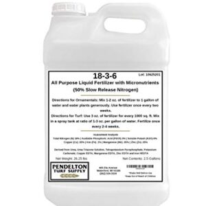 Pendelton Turf Supply 18-3-6 Liquid Fertilizer (50% SRN & Micronutrients) (2.5 Gallons)