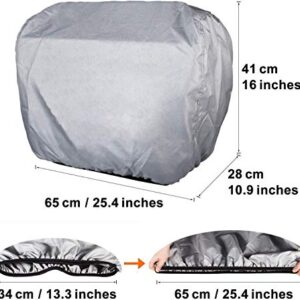 Yoursme Generator Waterproof Cover for Honda Generator EU3000is Predator 3500 Silver Outdoor Power Equipment Storage Replace 08P57-ZS9-00S