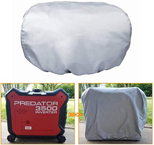 Yoursme Generator Waterproof Cover for Honda Generator EU3000is Predator 3500 Silver Outdoor Power Equipment Storage Replace 08P57-ZS9-00S