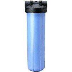 pentek 150235, 20" big blue filter housing 1-1/2" in/out with pressure release