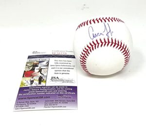 aaron judge new york yankees signed autograph official mlb baseball jsa certified