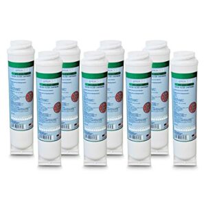 8 pack afc brand, water filter, model # afc-g10-, compatible with ge (r) fqk2j filters