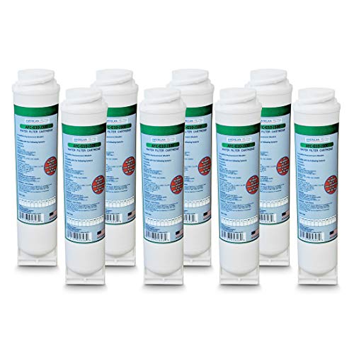 8 Pack AFC Brand, Water Filter, Model # AFC-G10-, Compatible with GE (R) FQK2J Filters