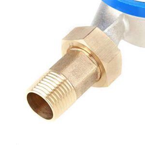 Dry Water Meter 15mm 1/2" Single Water Flow Table Measuring Tools for Home Garden Boundary Flow 0.05m3 / h