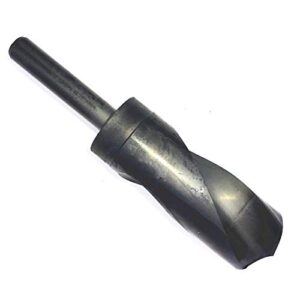 xmhf 33mm high speed steel 1/2" reduced shank drill bit black oxide finish