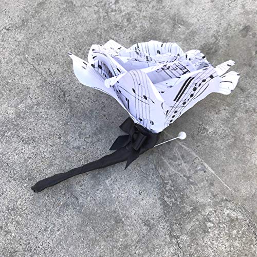 Sheet Music Paper Boutonniere