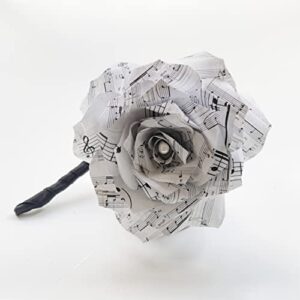 Sheet Music Paper Boutonniere