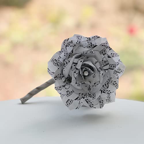 Sheet Music Paper Boutonniere