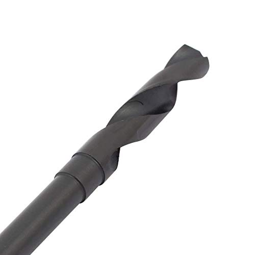 XMHF 16mm High Speed Steel 1/2" Reduced Shank Drill Bit Black Oxide Finish