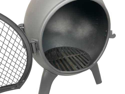 The Blue Rooster Chiminea and Fire Pit Grate - 2 Piece - 12"