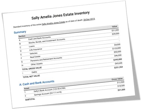 EstateExec Estate Executor Online Software