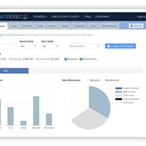 EstateExec Estate Executor Online Software